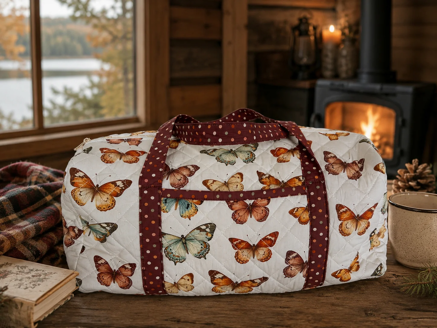 PREORDER: Butterfly Duffle Bag // eta September