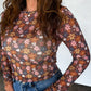 PREORDER: Fall Floral Mesh Tops // eta Sept