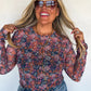 PREORDER: Fall Floral Mesh Tops // eta Sept