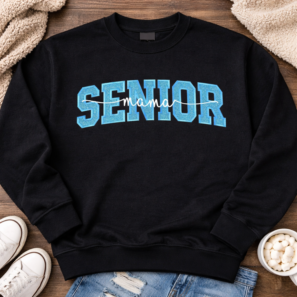 Glitter Applique + Word Custom Sweatshirt Preorder // ships in 1-2 weeks
