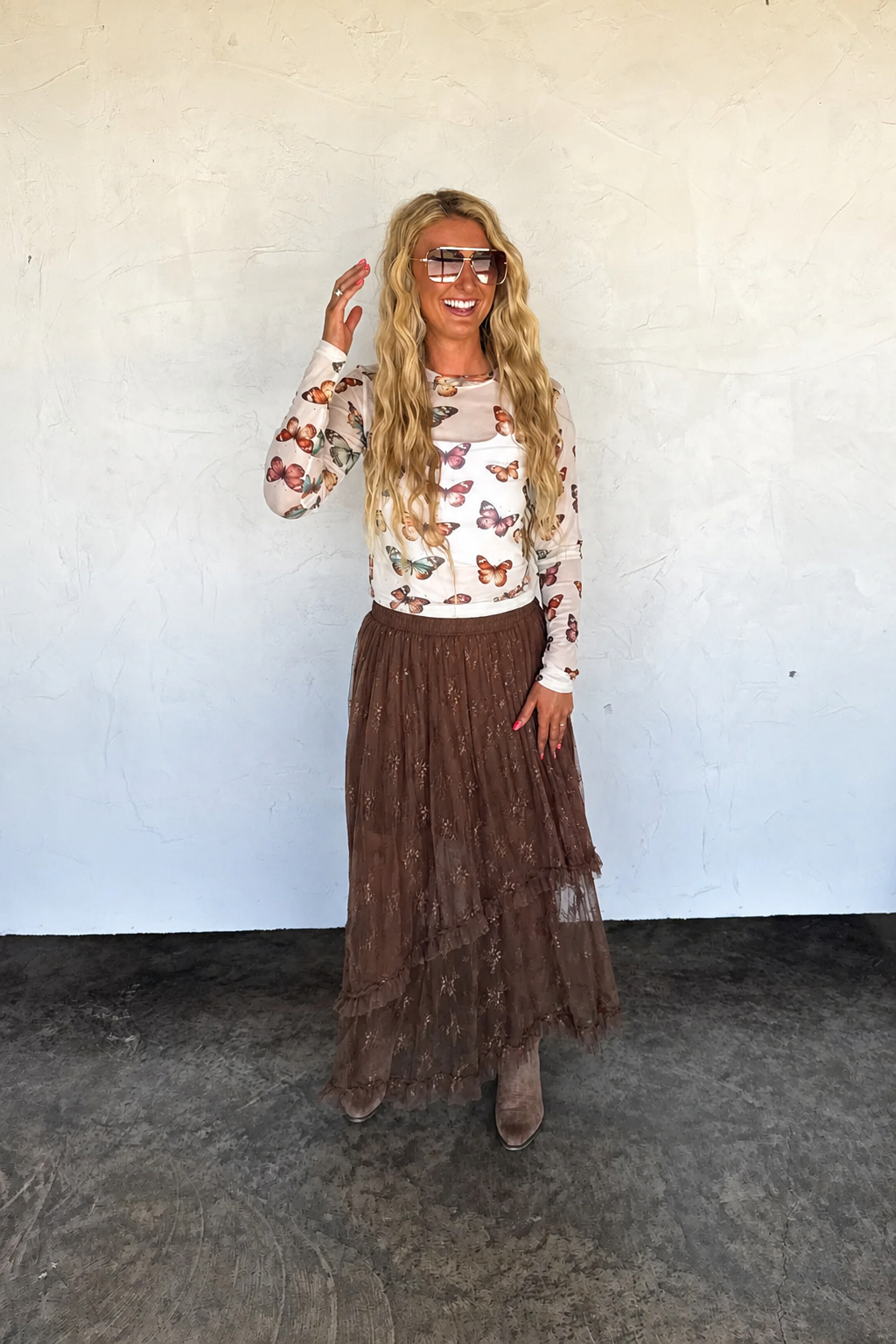 PREORDER: Autumn Blooming Maxi Skirt // eta Sept