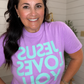 PREORDER: Jesus Loves You Neon Puff Tee