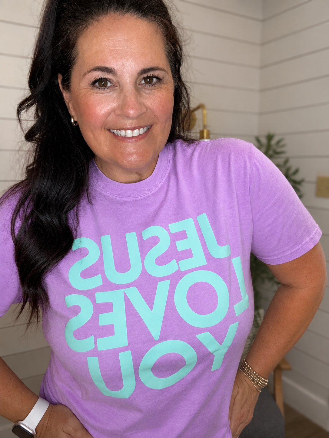 PREORDER: Jesus Loves You Neon Puff Tee