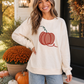 Pumpkin Patch Corded Sweatshirt