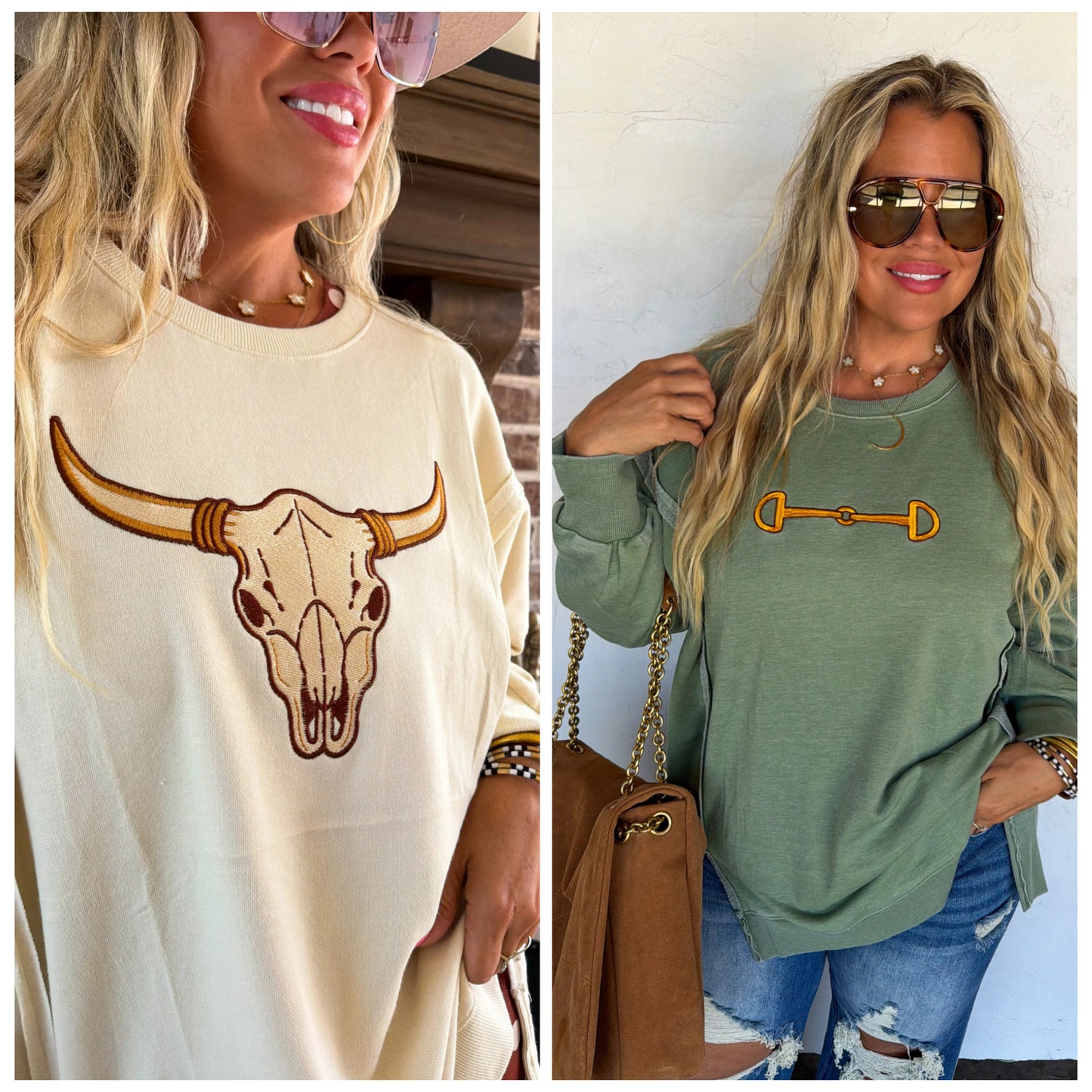 PREORDER: High Country Classic Embroidered Crew Pullover // eta October