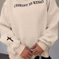 SHIPS FREE TODAY// Christ is King Embroidered Pullover Sweatshirt