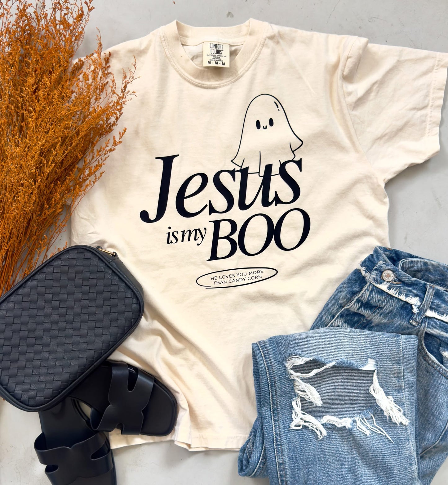 FLASH DEAL // PREORDER: Jesus Is My Boo Tee // ships in about 2 weeks