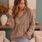 Friday Night Lights Cable Knit V-Neck Sweater