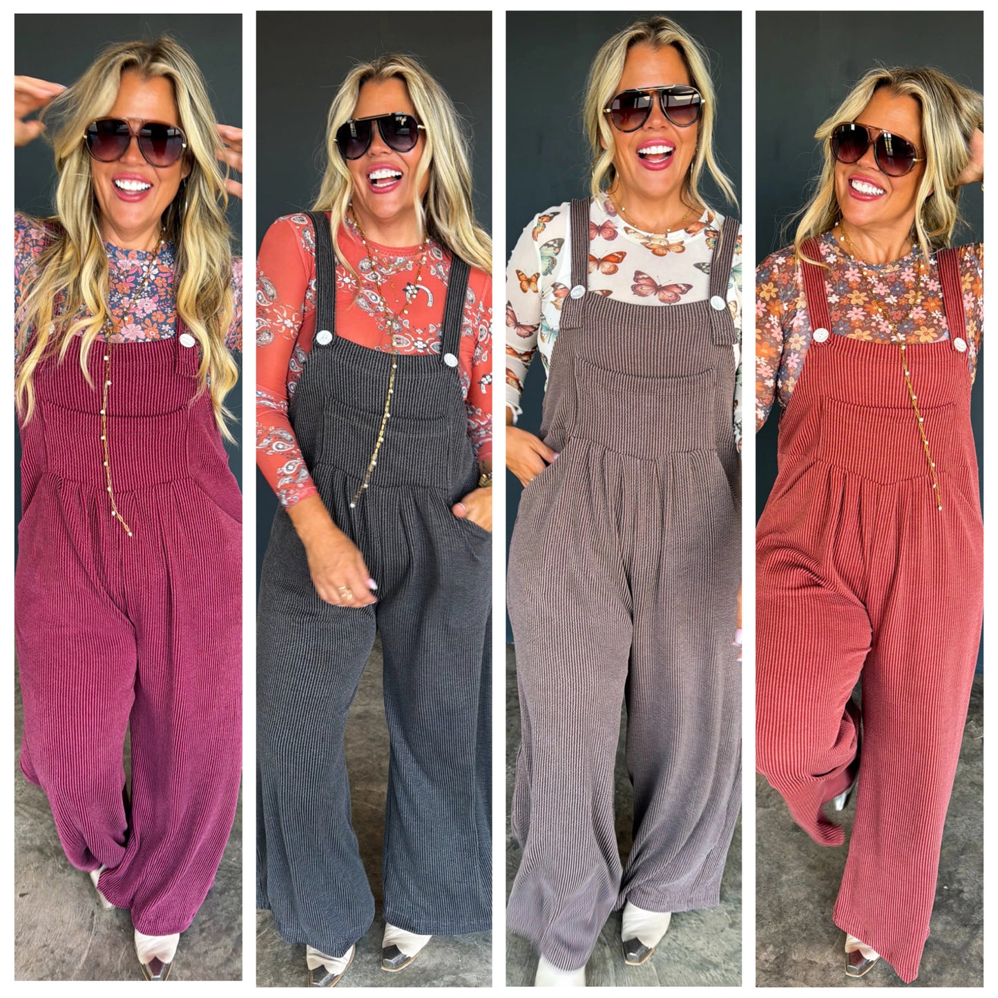 PREORDER: Fall Color Karli Overalls  // eta October