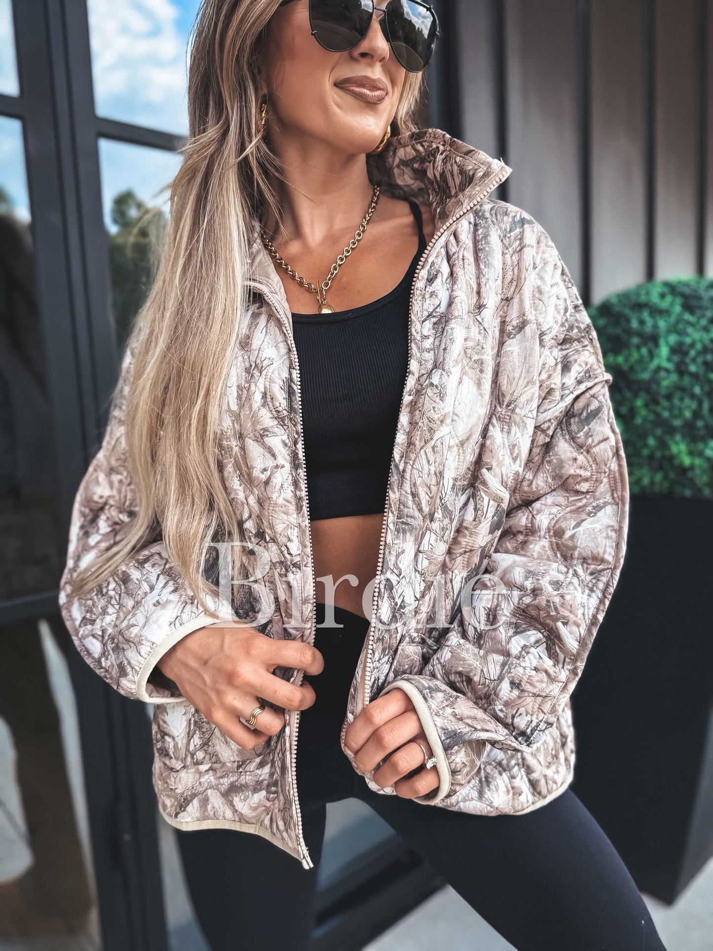 PREORDER: Cozy Puff Jacket in Dark Camo // eta August