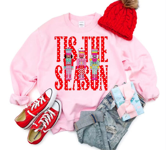 PREORDER: Tis the Season Nutcracker Sweatshirt // Ships Free in 1-2 Weeks