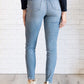 Tummy Control Contrast Wash Skinny Jeans - Judy Blue