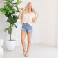 Double Button Tummy Control Shorts - Judy Blue