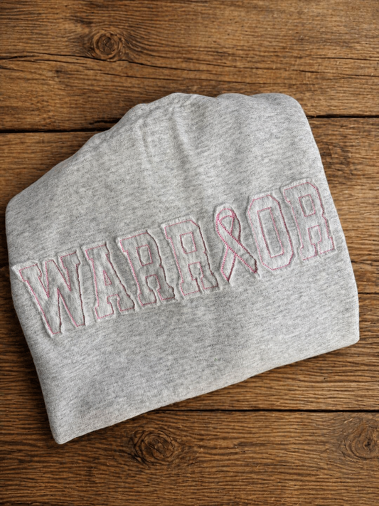 WARRIOR Applique Custom Sweatshirt Preorder // ships in 1-2 weeks