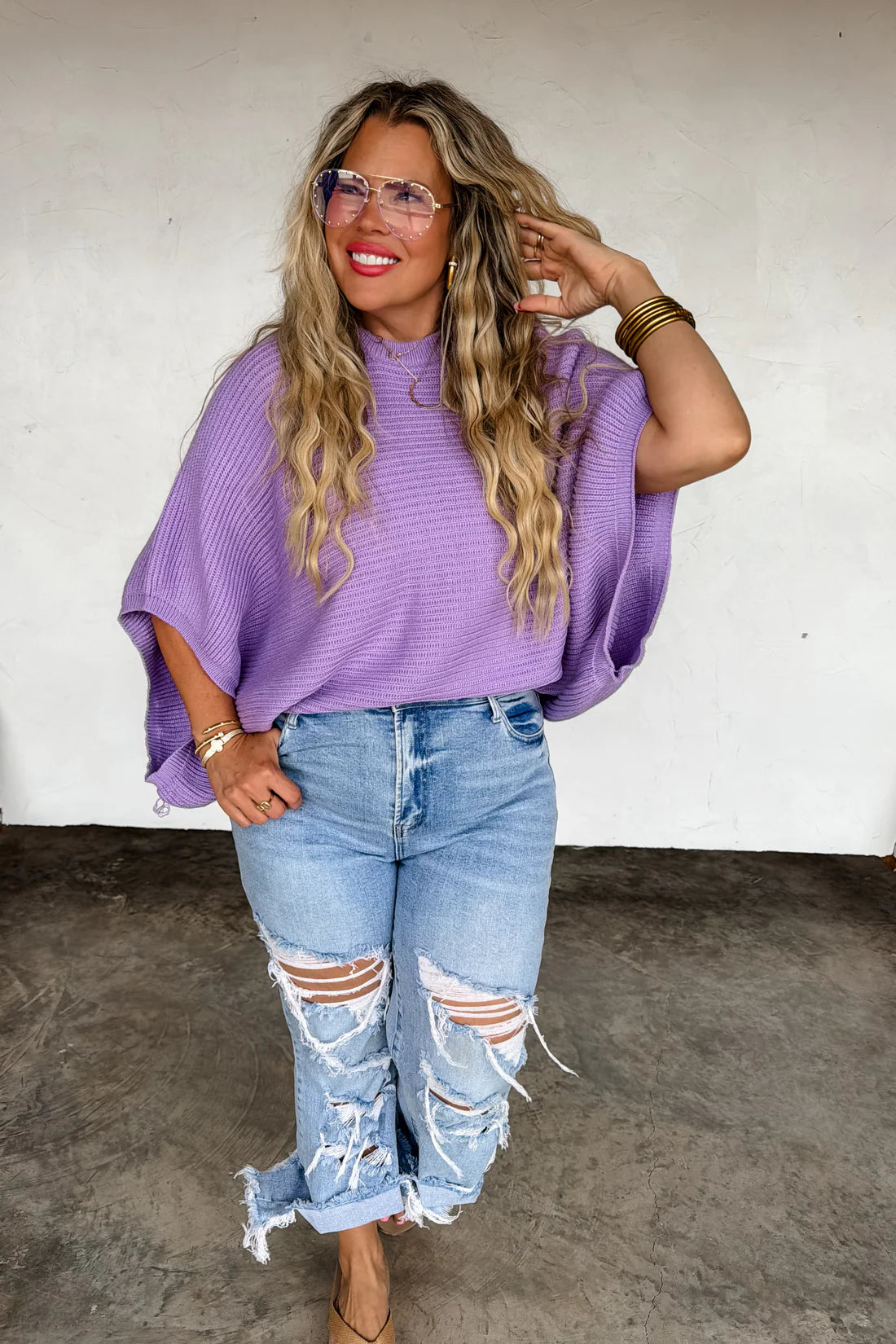 Mal Knit Poncho
