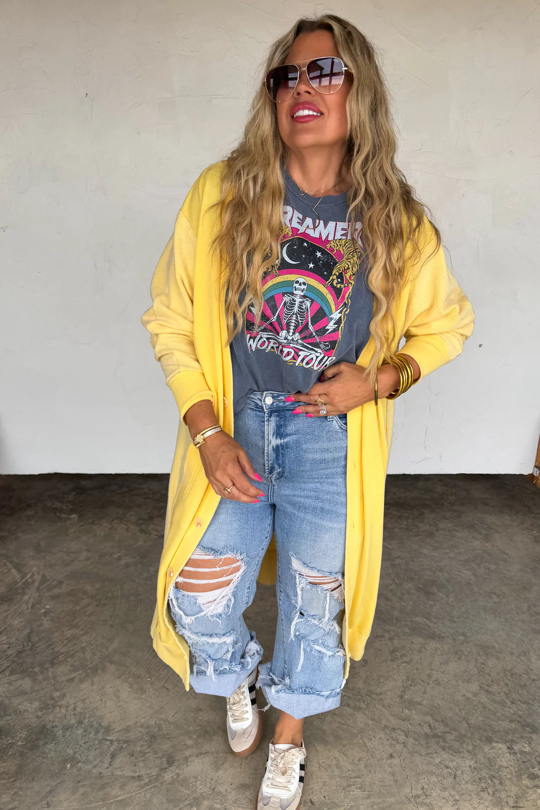 Dezi Sweatshirt Cardigan