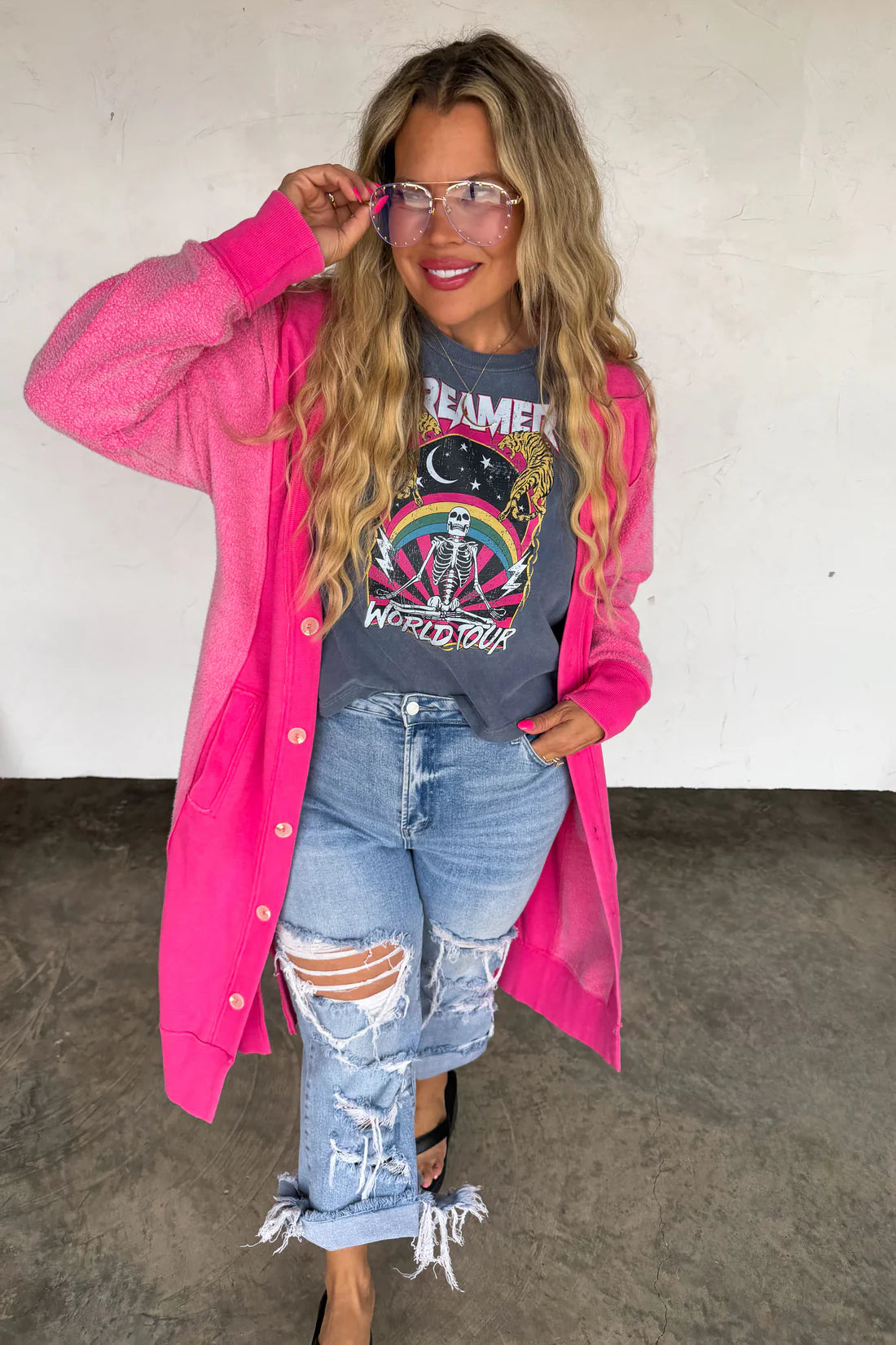 Dezi Sweatshirt Cardigan