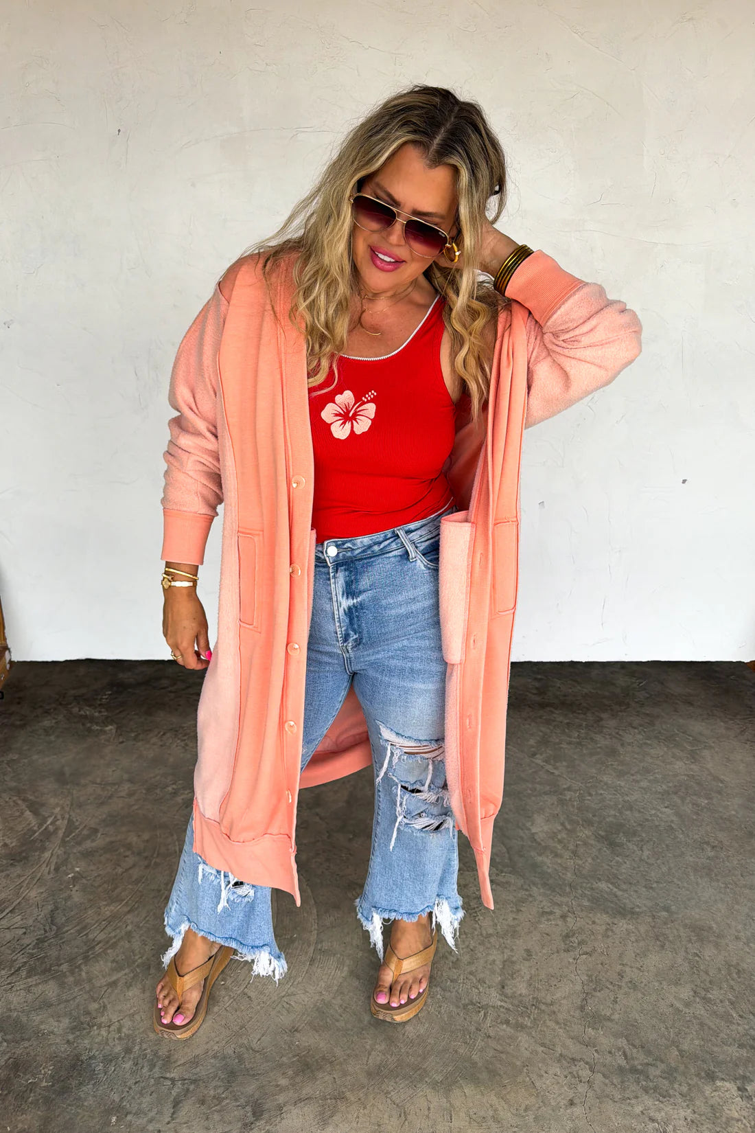 Dezi Sweatshirt Cardigan
