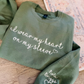 PREORDER: Heart on Sleeve (embroidered // custom)