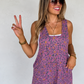 PREORDER: Denim Daisies Romper // eta June-July