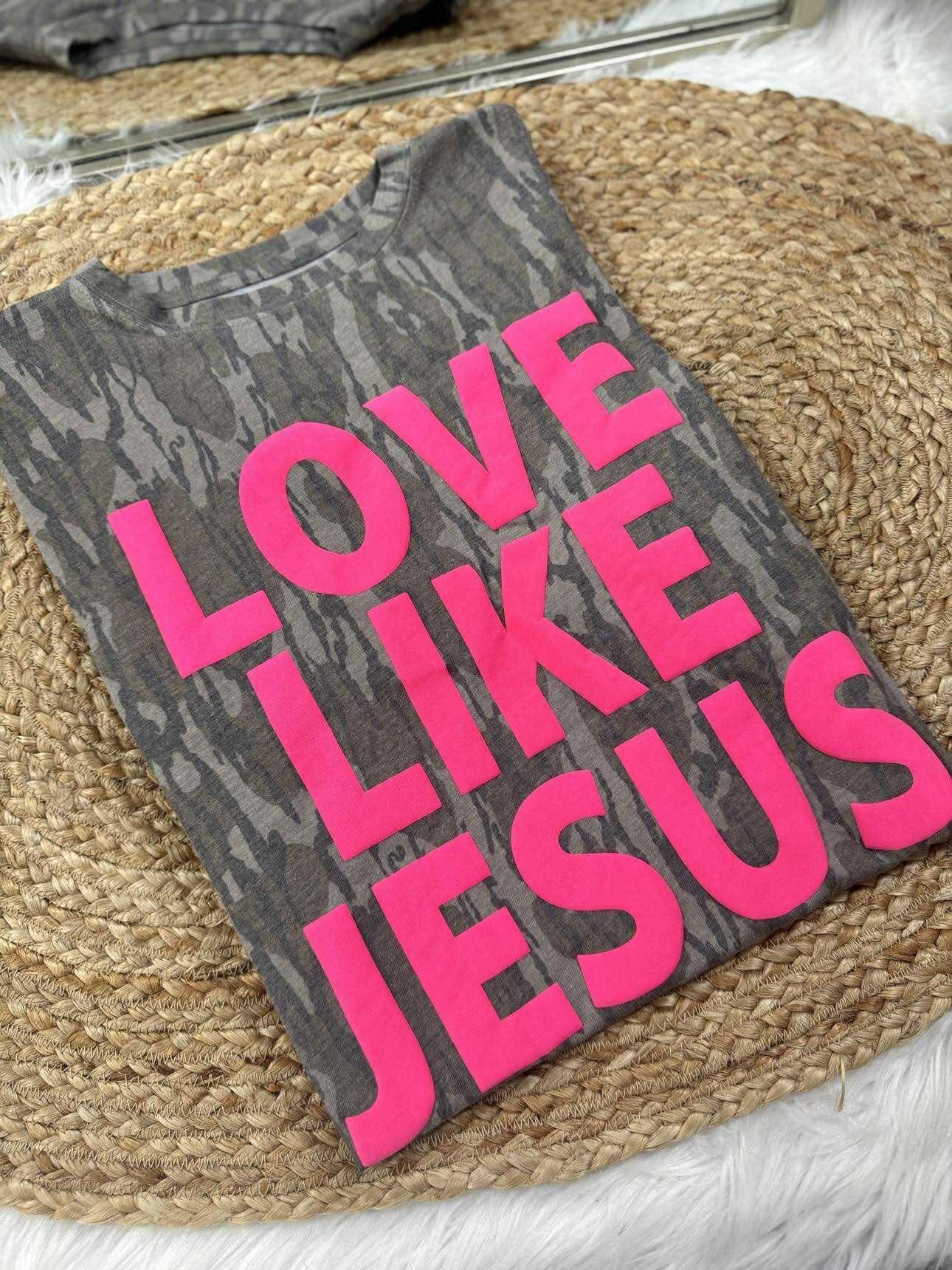 PREORDER: Love Like Jesus Bottomland Camo Tee