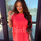 LIMITED STOCK//PREORDER: Lightweight Oversized Tee in Coral // 2-3 weeks