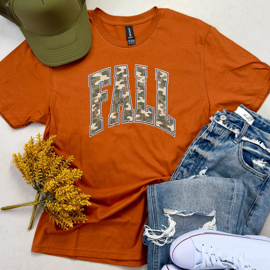 PREORDER: Fall Camo Graphic Tee // ships in about 2 weeks