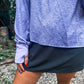 PREORDER: OPEN BACK Active Pullover in Purple // ships in 1-2 weeks