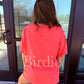 LIMITED STOCK//PREORDER: Lightweight Oversized Tee in Coral // 2-3 weeks