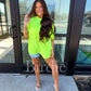 PREORDER: Lightweight Oversized Tee in Neon Green // eta 2-3 weeks