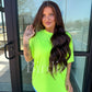 PREORDER: Lightweight Oversized Tee in Neon Green // eta 2-3 weeks