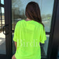 PREORDER: Lightweight Oversized Tee in Neon Green // eta 2-3 weeks