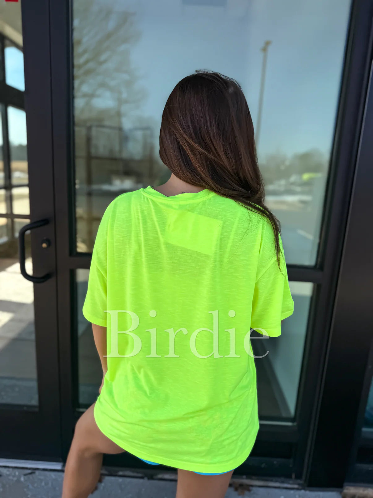 PREORDER: Lightweight Oversized Tee in Neon Green // eta 2-3 weeks