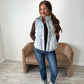 PREORDER: Puffer Vest in Silver Skies Camo // eta November - December