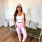 PREORDER: Sculpt Leggings in Pinky Promise Dot // eta September - October