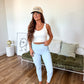 PREORDER: Sculpt Leggings in Powder Blue Dot // eta September - October