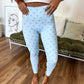 PREORDER: Sculpt Leggings in Powder Blue Dot // eta September - October