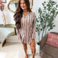 PREORDER: Long Sleeve Sleep Dress in Cocoa Linen // eta 3-4 weeks