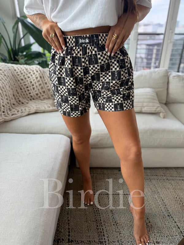 PREORDER: Boo Board Checkered Boxer Shorts / ships in 3-4 weeks