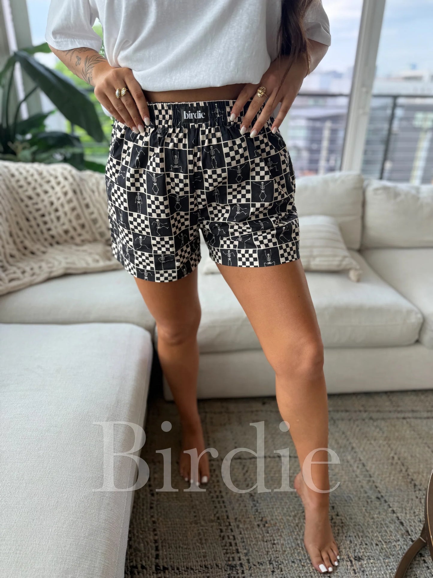 PREORDER: Boo Board Checkered Boxer Shorts / ships in 3-4 weeks