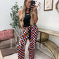 Preorder // Stretchy Lounge Pants 2.0 in Candy Corn Checkered // LIMITED QUANTITIES