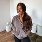 PREORDER: Quarter Zip Pullover in Smoky Taupe // ships in 2-3 weeks