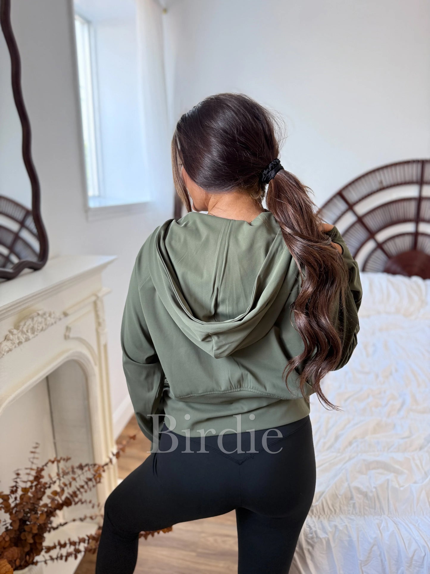 PREORDER: Quarter Zip Pullover in Olive // eta September