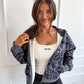 PREORDER: Blackout Duck Camo Zip Hoodie // 3-4 weeks eta