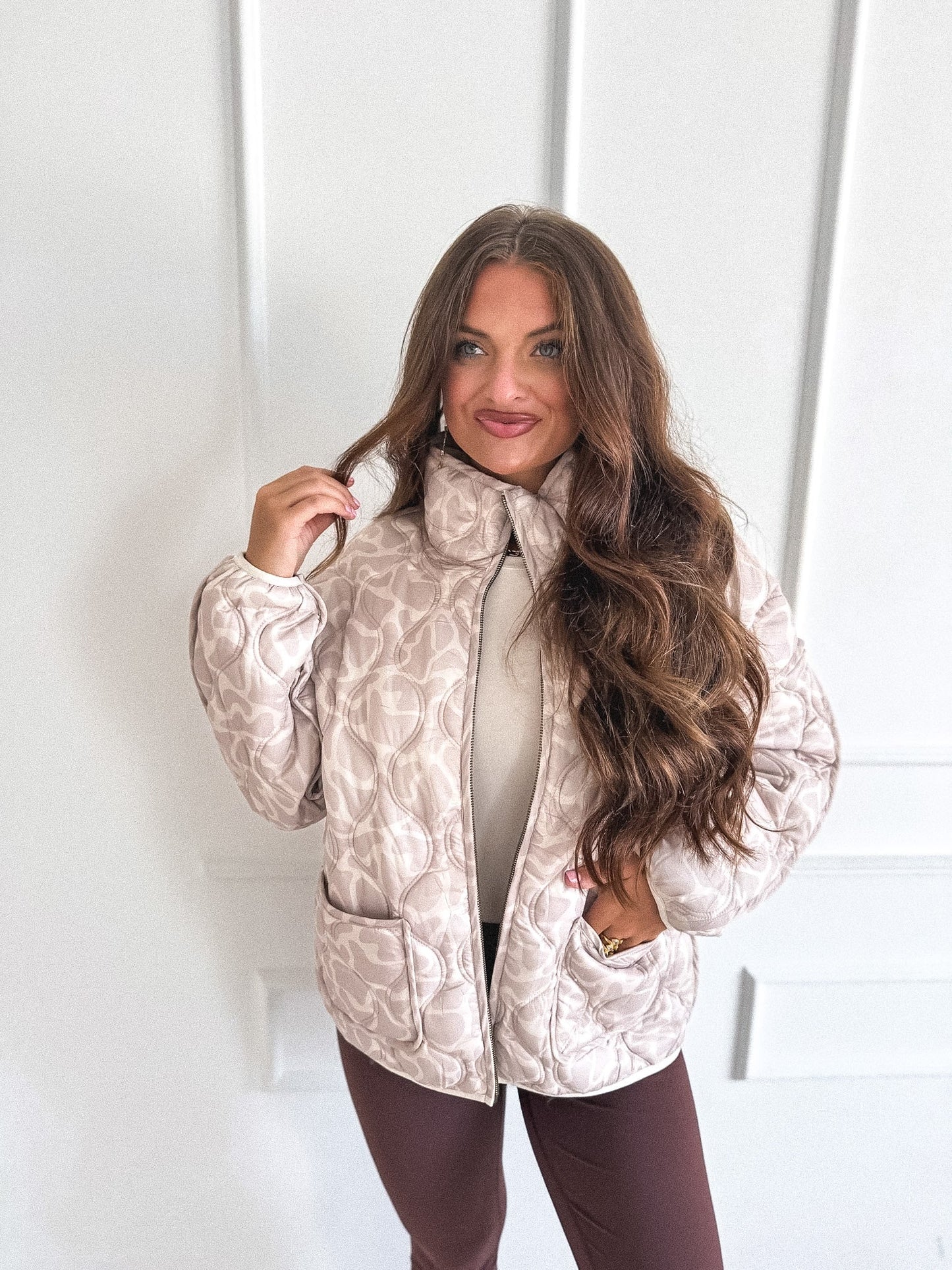 PREORDER: Cozy Puff Jacket in Bare Marsh Camo // eta Oct - early Nov