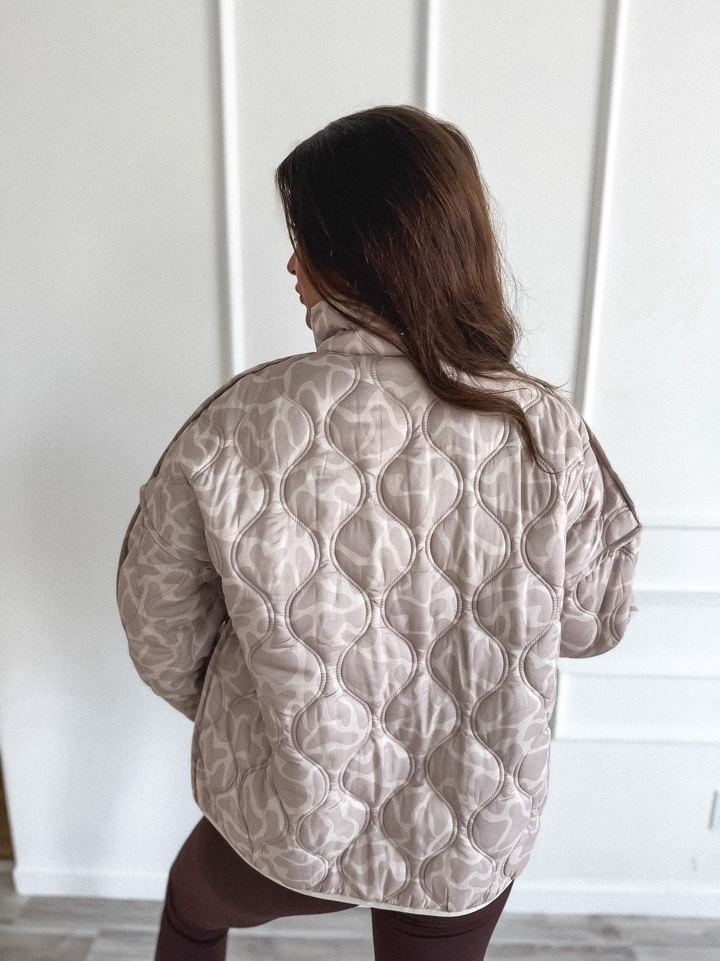 PREORDER: Cozy Puff Jacket in Bare Marsh Camo // eta Oct - early Nov