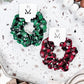 IN STOCK Plaid Snowflake Scrunchie FINAL SALE