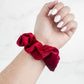IN STOCK Velvet Scrunchie - Red FINAL SALE