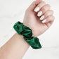 IN STOCK Velvet Scrunchie - Green FINAL SALE