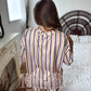 PREORDER: Tee Boxer Short Set in Spooky Stripes // eta 3-4 weeks